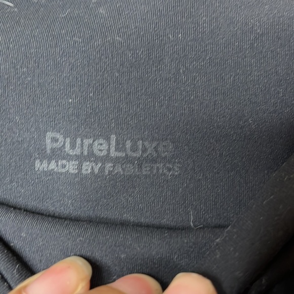 Fabletics Womens Leggings Fold down waist Black Stretch XS XSMALL - Picture 5 of 6